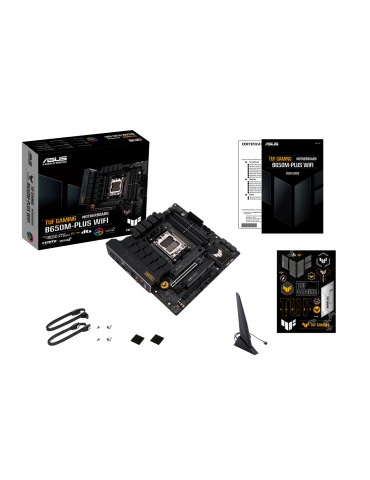 Дънна платка Asus TUF GAMING B650M-PLUS WiFi, AM5 - 90MBB1BF0-M0EAY0