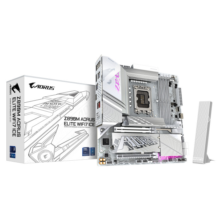 Дънна платка Gigabyte Z890M AORUS ELITE WIFI 7 ICE, LGA 1851