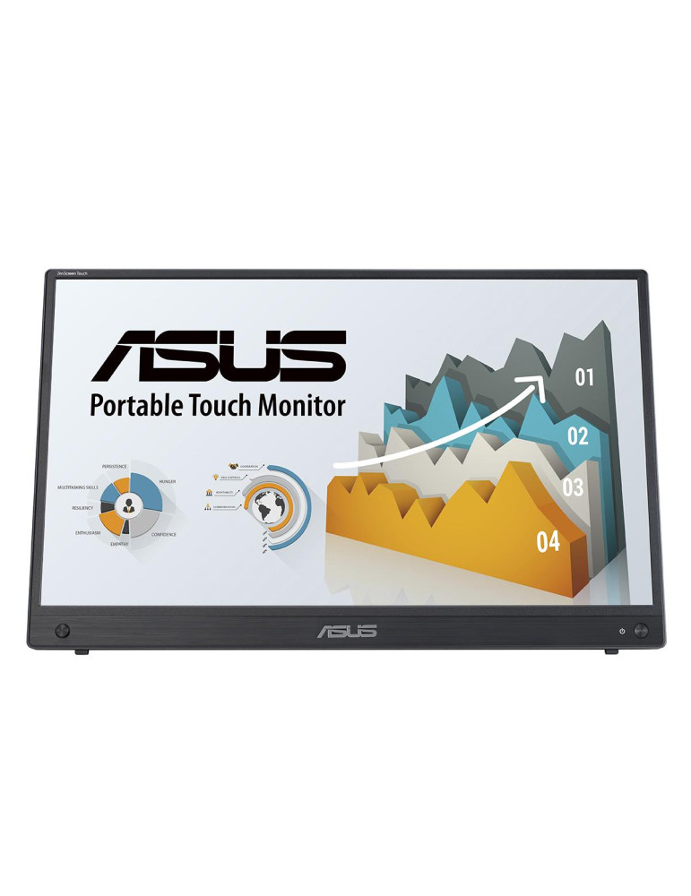 Монитор Asus ZenScreen Touch MB16AHT 15.6" FHD (1920x1080) IPS 10-Point Touch, USB Type-C, Mini HDMI - 90LM0890-B01170