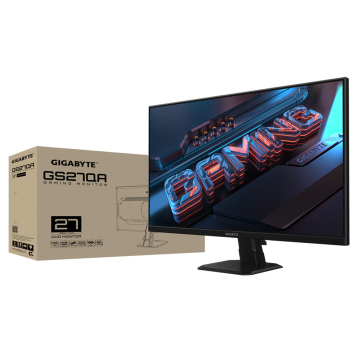 Монитор Gigabyte GS27QA 27" SS-IPS QHD(2560x1440), 180Hz, 1ms