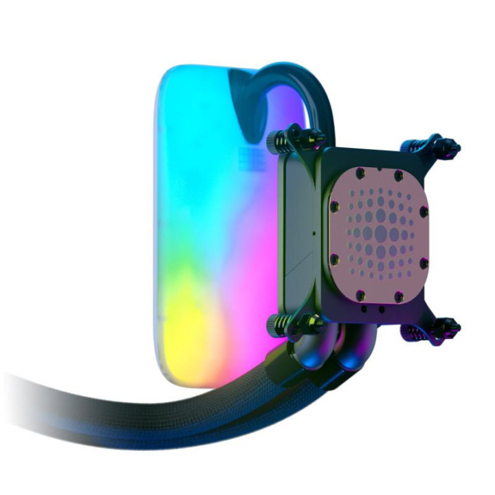 Водно охлаждане за процесор HYTE THICC Q60 с LCD Display - FAN-HYTE-Q60-BW