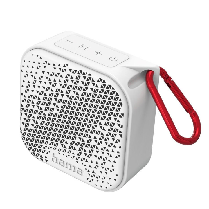 Bluetooth колонка HAMA Pocket 3.0, Waterproof, 3.5W, бяла - 188225