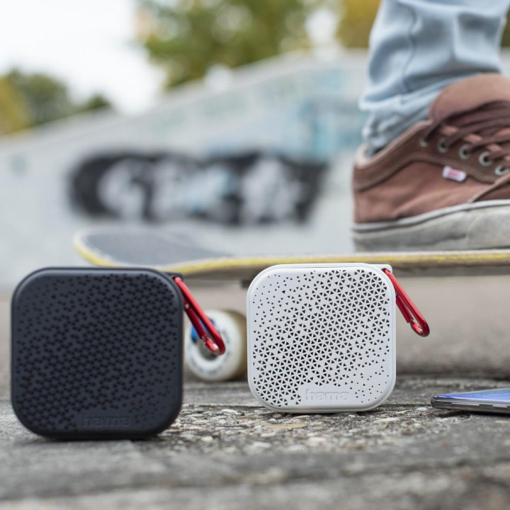 Bluetooth колонка HAMA Pocket 3.0, Waterproof, 3.5W, бяла - 188225