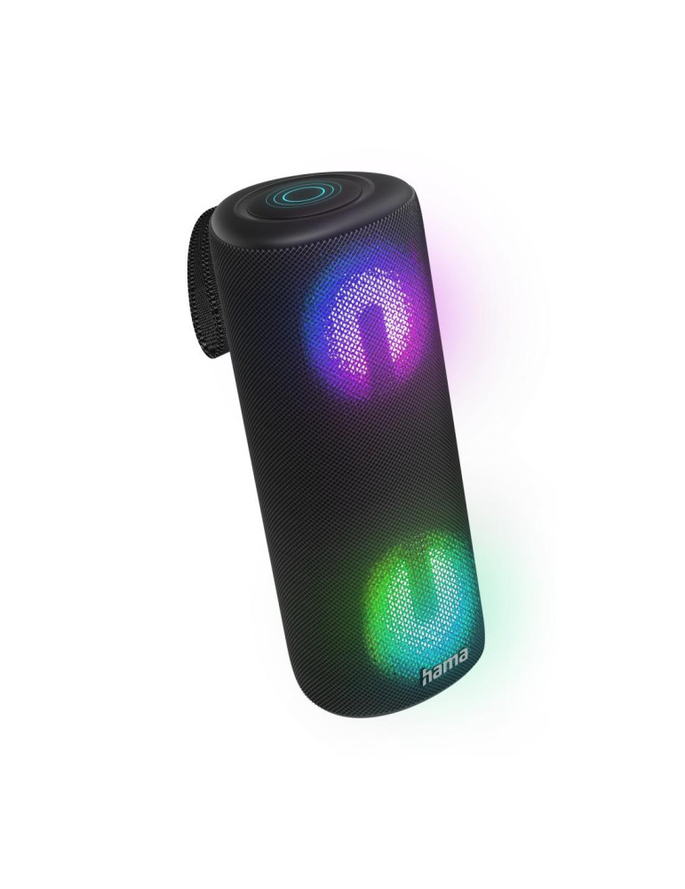 Bluetooth колонка HAMA Pipe 3.0, Защита от вода, 24 W, Черна - 188202