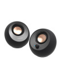 Озвучителна система Creative PEBBLE V3, 2 x 4W, Черен - CREAT-SPEAK-PEBBLE-BK-CV3