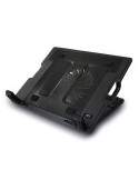 Охлаждаща поставка за лаптоп ACT, До 17", С един вентилатор, 2 x USB хъб, Черен - AC8110