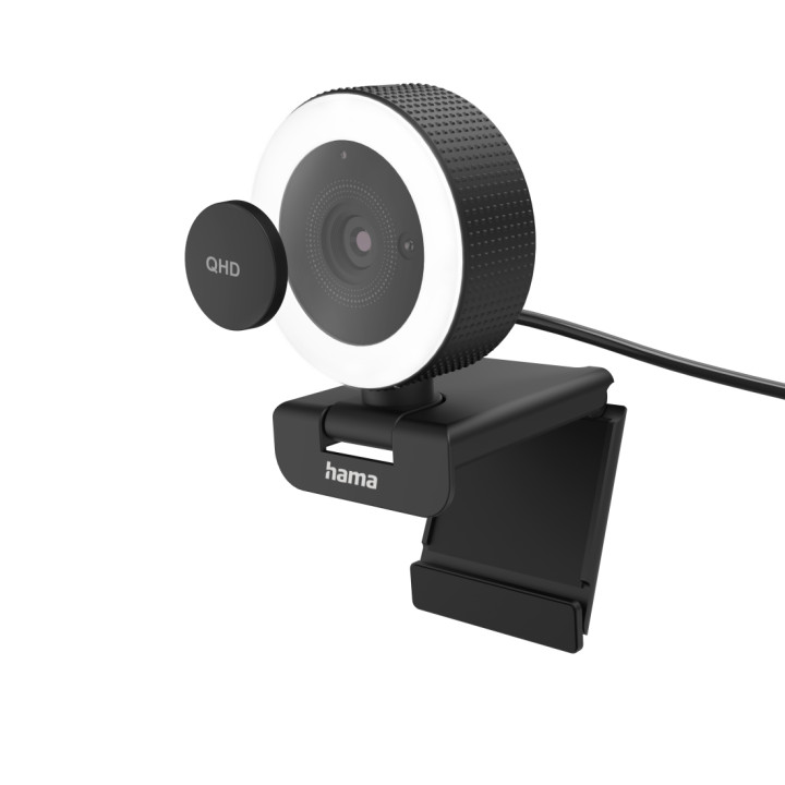 Web камера HAMA с LED светлина C-850 Pro, QHD с дистанционно управление - 139989