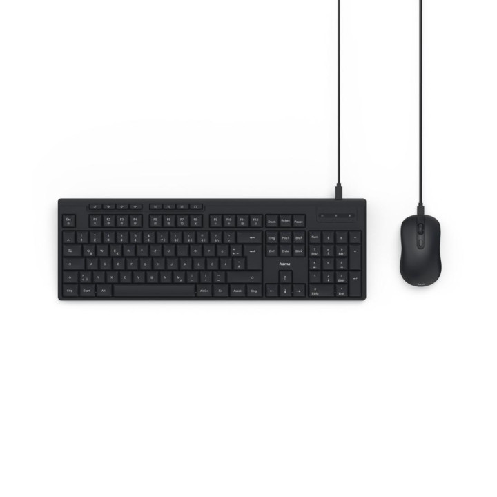 Комплект клавиатура и мишка HAMA CKM-200, USB-A, USB-C - 173054
