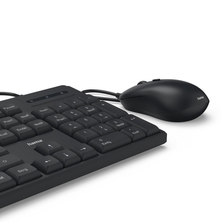 Комплект клавиатура и мишка HAMA CKM-200, USB-A, USB-C - 173054