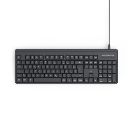 Клавиатура HAMA CK-100, кирилизирана, USB-C, USB-A - 173050