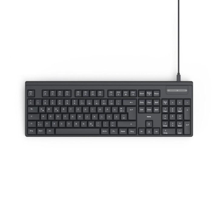 Клавиатура HAMA CK-100, кирилизирана, USB-C, USB-A - 173050