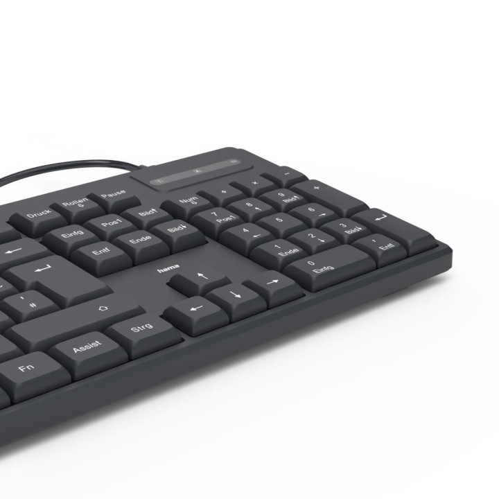 Клавиатура HAMA CK-100, кирилизирана, USB-C, USB-A - 173050
