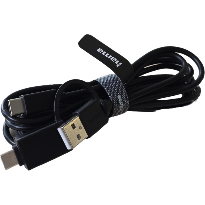 Клавиатура HAMA CK-100, кирилизирана, USB-C, USB-A - 173050