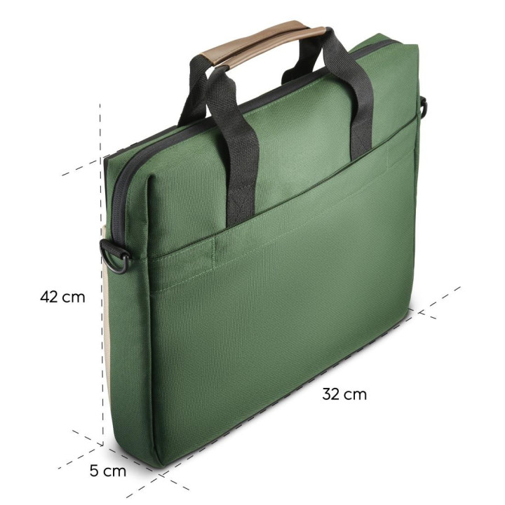 Чанта за лаптоп Hama Silvan, от 40 - 41 см (15, 6-16,2"), зелена - 222065