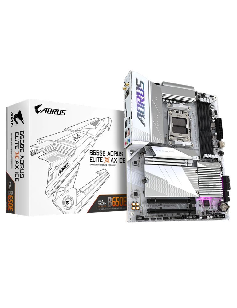Дънна платка Gigabyte B650E AORUS ELITE X ICE - B650E A ELITE X ICE 1.0