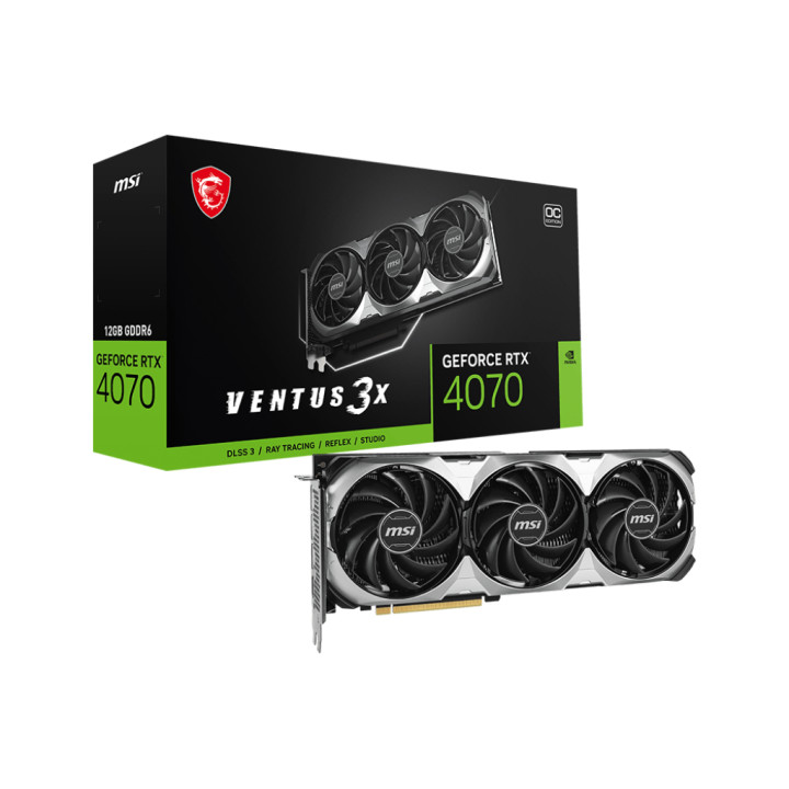 Видео карта MSI Nvidia GeForce RTX 4070 VENTUS 3X E1 12G OC - 912-V512-032
