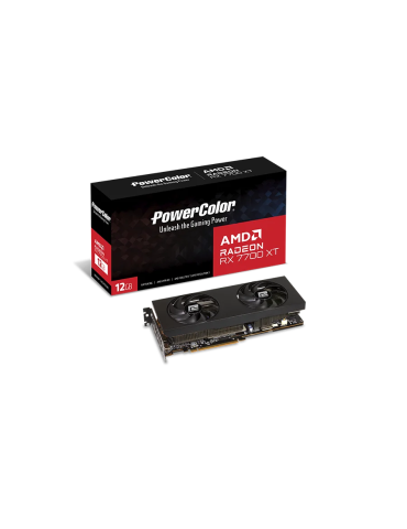 Видео карта PowerColor AMD Radeon RX 7700 XT 12GB GDDR6 - RX7700XT 12G-P
