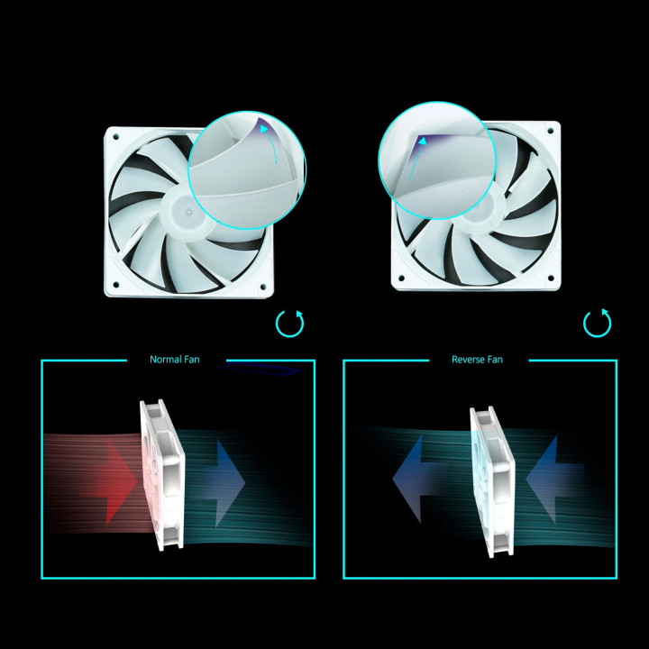 Кутия за компютър Zalman P30 White, mATX, aRGB, Tempered Glass - ZM-P30-WHITE