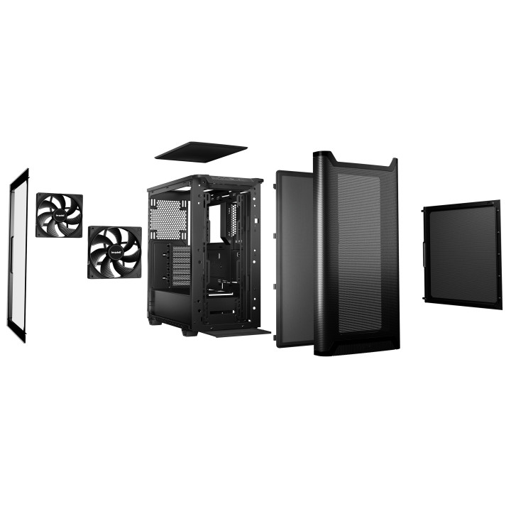 Кутия за компютър Be quiet! Pure Base 501 Airflow Window Black, ATX - BGW74
