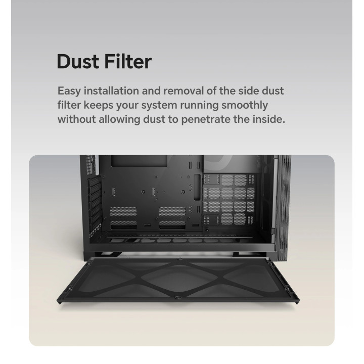 Кутия за компютър Geometric Future Model 5 Vent Black/Yellow, EATX - 1AM5VTBY00100