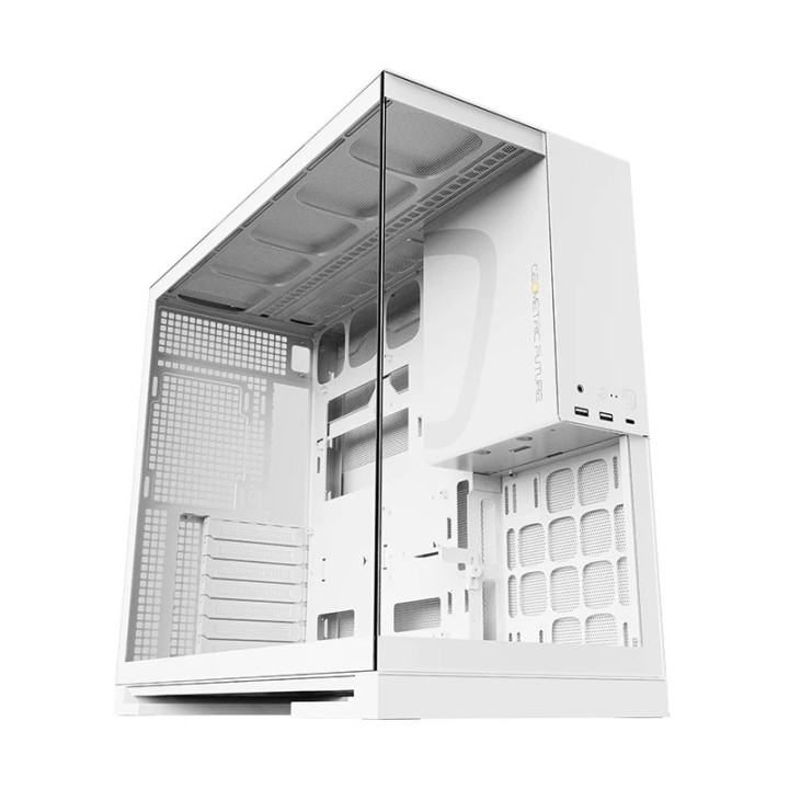 Кутия за компютър Geometric Future Model 5 White, EATX - 1AM5WKWT00100