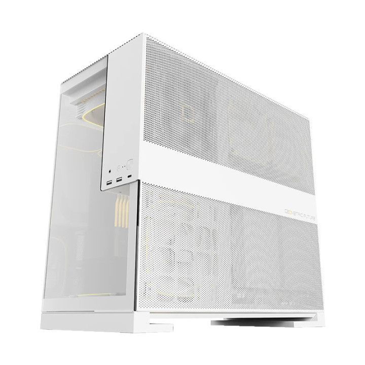 Кутия за компютър Geometric Future Model 5 White, EATX - 1AM5WKWT00100
