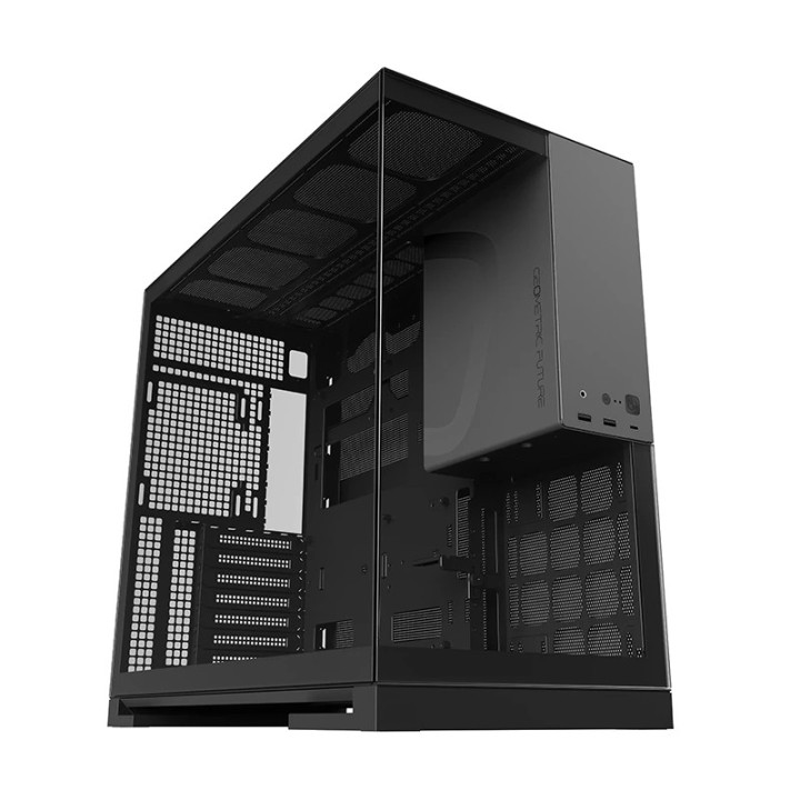 Кутия за компютър Geometric Future Model 5 Black/Grey, EATX - 1AM5WKBK00100