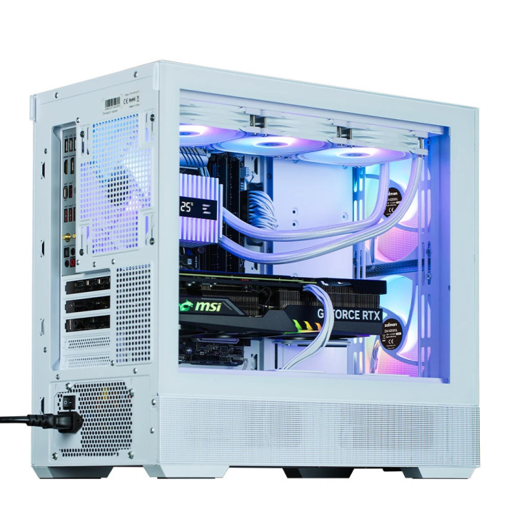 Кутия за компютър Zalman P30 AIR Whitem, ATX - ZM-P30-AIR-WH