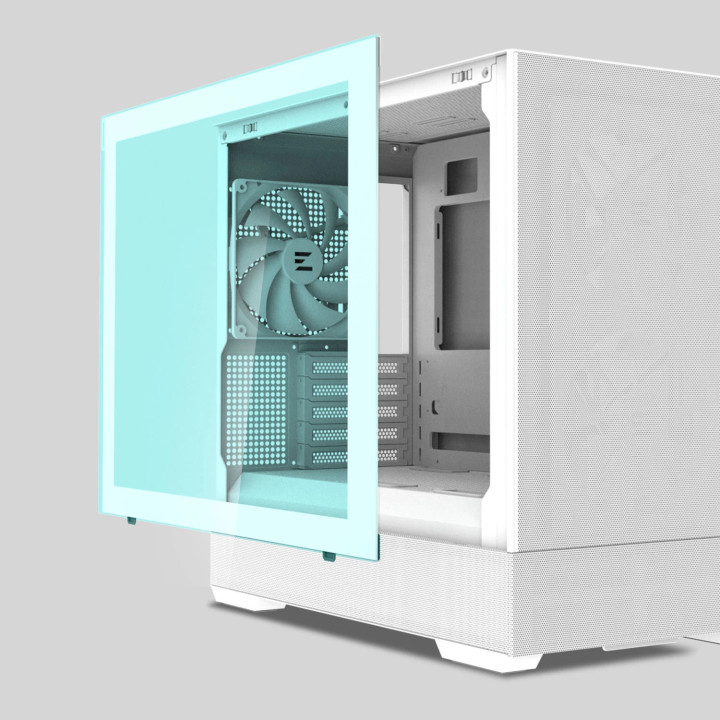 Кутия за компютър Zalman P30 AIR Whitem, ATX - ZM-P30-AIR-WH