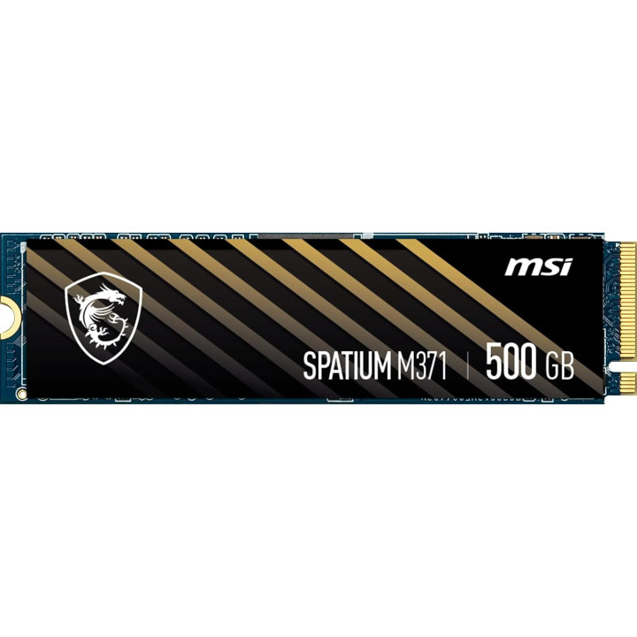SSD диск MSI 500GB SPATIUM M371 M.2 PCI-E GEN3 2280 NVMe, R/W: 2200 / 1150 MB/s - S78-440K160-P83