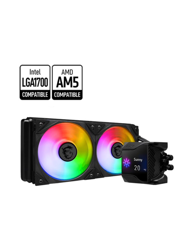 Водно охлаждане за процесор MSI MAG CORELIQUID D240, LGA 1851/AM5 - 936-6A1611-003