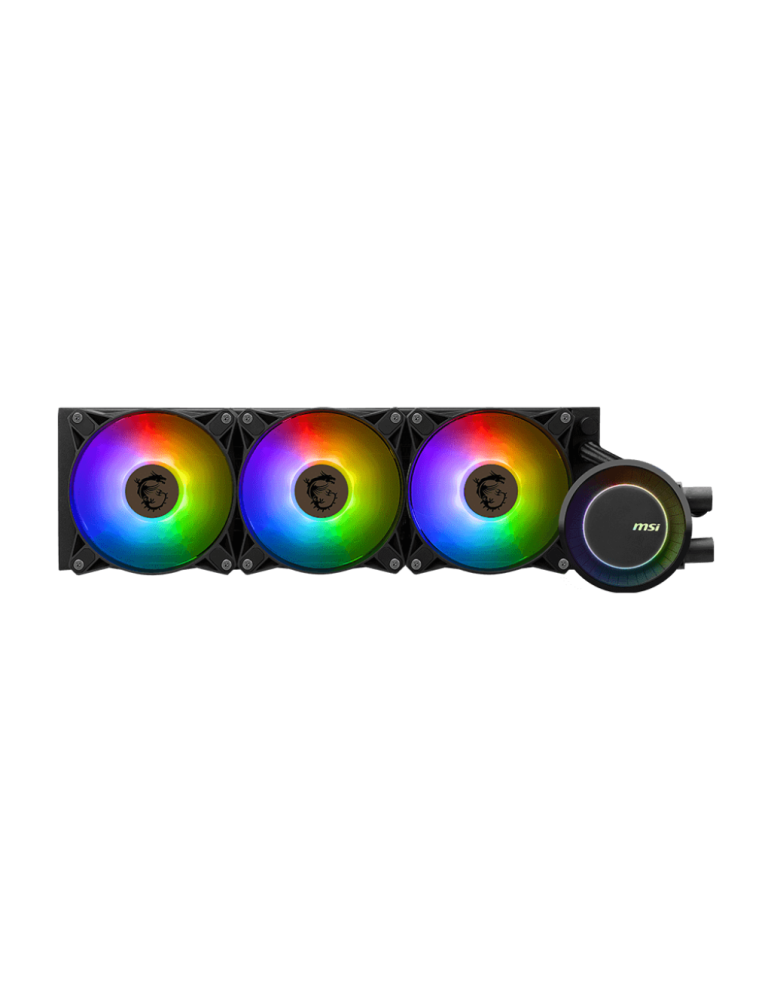 Водно охлаждане за процесор MSI MAG CORELIQUID E360 3x 120mm ARGB Fans, LGA 1851/AM5  - 306-7ZW6E17-C24
