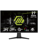 Монитор MSI MAG 275QF Gaming Monitor, 27" 180Hz, WQHD (2560x1440) 16:9, Rapid IPS Anti-glare, 0.5ms, 300nits, 1000:1, 178°/178°, Adaptive-Sync, Adjustable Stand, DP, HDMI