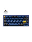 Геймърска клавиатура Lemokey P1 Pro QMK 75% Navy Blue, Keychron Super Brown Switch - P1P-O3