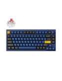Геймърска клавиатура Lemokey P1 Pro QMK 75% Navy Blue, Keychron Super Red Switch - P1P-O1