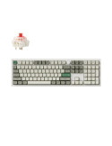 Геймърска клавиатура Keychron Q6 Max QMK Shell White, Gateron Jupiter Red - Q6M-P1