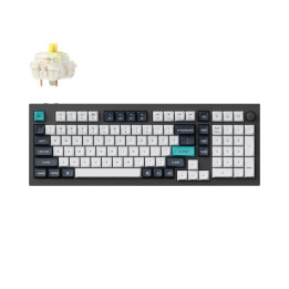 Геймърска клавиатура Keychron Q5 Max QMK Carbon Black, Gateron Jupiter Banana - Q5M-M4