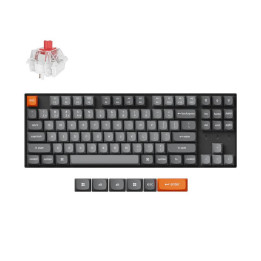 Геймърска клавиатура Keychron K8 Max QMK/VIA TKL, Keychron Super Red Switch, RGB Backlight - K8M-H1
