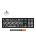 Геймърска клавиатура Keychron K10 Max QMK/VIA Full Size, Keychron Super Red Switch, RGB Backlight - K10M-H1