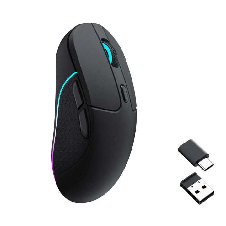 Безжична геймърска мишка Keychron M3, Matte Black - M3-A1