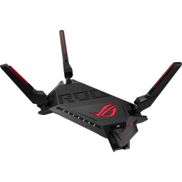 Геймърски Безжичен Рутер Asus ROG Rapture GT-AX6000, Dual-Band WiFi 6 (802.11ax), MU-MIMO, IPv6, OFDMA, AiMesh, AiProtection Pro, 4804Mbps(6000Mbps Boost) - GT-AX6000