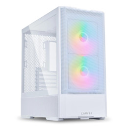 Кутия за компютър Lian Li LANCOOL 207 Mid-Tower, Tempered Glass, Бяло - G99.LAN207RW.00