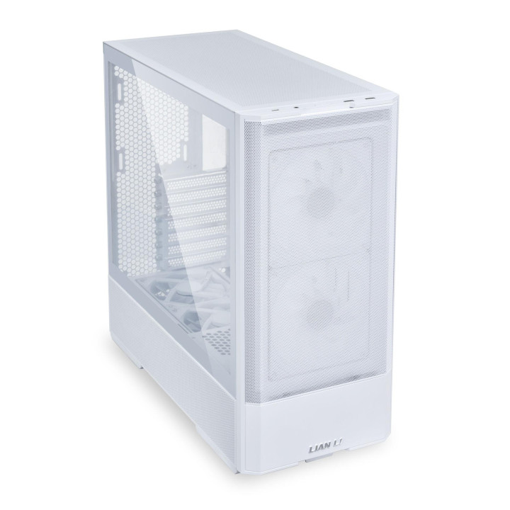 Кутия за компютър Lian Li LANCOOL 207 Mid-Tower, Tempered Glass, Бяло - G99.LAN207RW.00