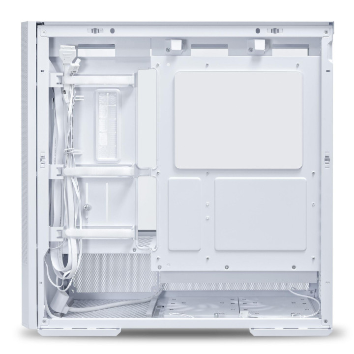 Кутия за компютър Lian Li LANCOOL 207 Mid-Tower, Tempered Glass, Бяло - G99.LAN207RW.00