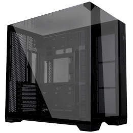 Кутия за компютър Lian Li O11 Vision Compact Mid-Tower, Tempered Glass, Черна - G99.O11VPX.00