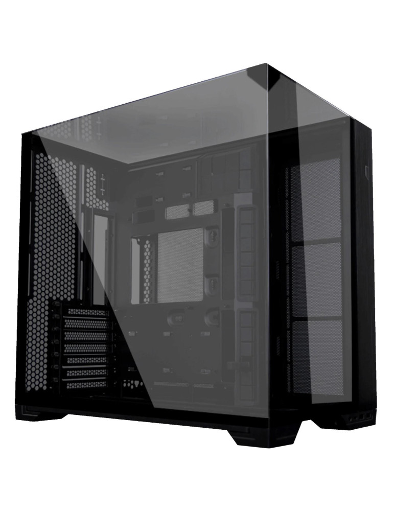 Кутия за компютър Lian Li O11 Vision Compact Mid-Tower, Tempered Glass, Черна - G99.O11VPX.00