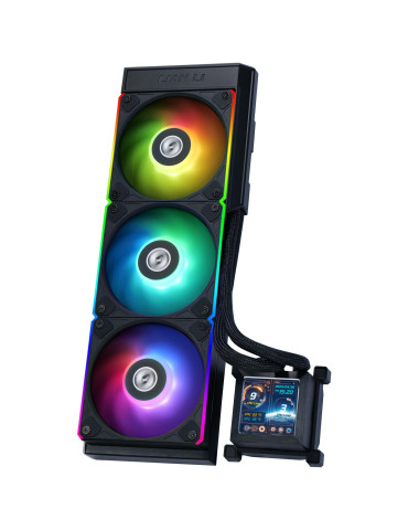 Водно охлаждане за процесор Lian Li HydroShift LCD 360 ARGB - Black - G89.GHSLCD36RB.00