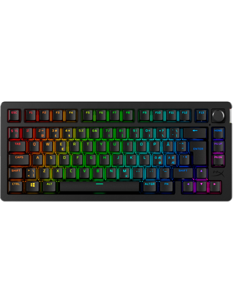 Безжична геймърска механична клавиатура с HyperX Alloy Rise 75 - 91Y91AA#ABA