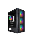 Кутия за компютър 1stPlayer Firebase X5 RGB, ATX, с 4бр вентилатора - X5-3G6P-1G6