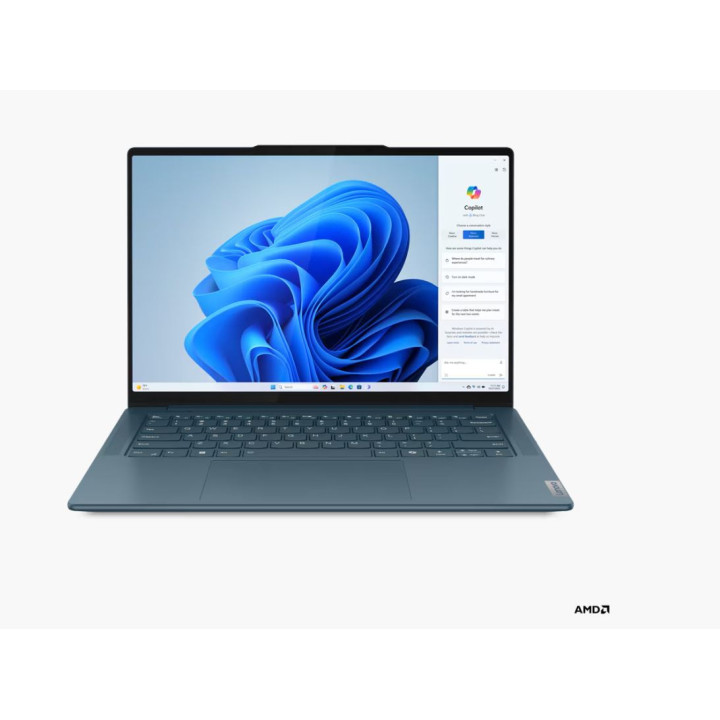 Лаптоп Lenovo Yoga PRO 7, AMD Ryzen 7 8845HS, 14.50" WQXGA IPS, 16GB RAM, 1TB SSD, NVIDIA GeForce RTX 3050 6GB GDDR6 - 83E3000EBM